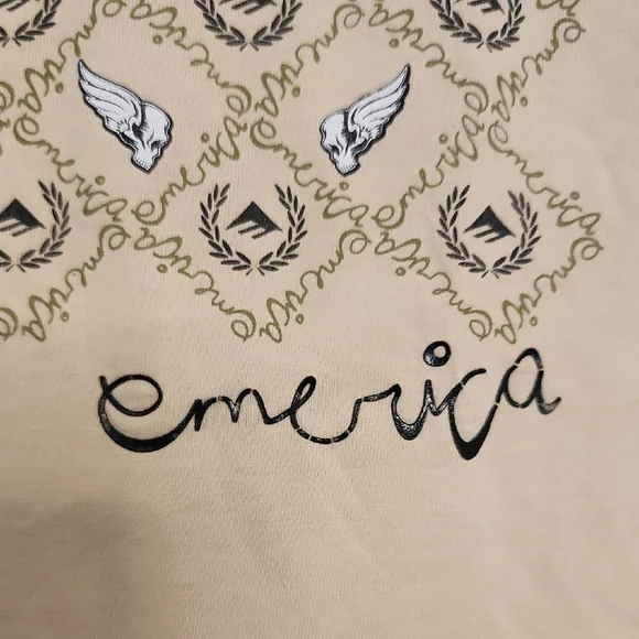 Emerica. Tan Graphic Short Sleeve Tee - Picture 3 of 9